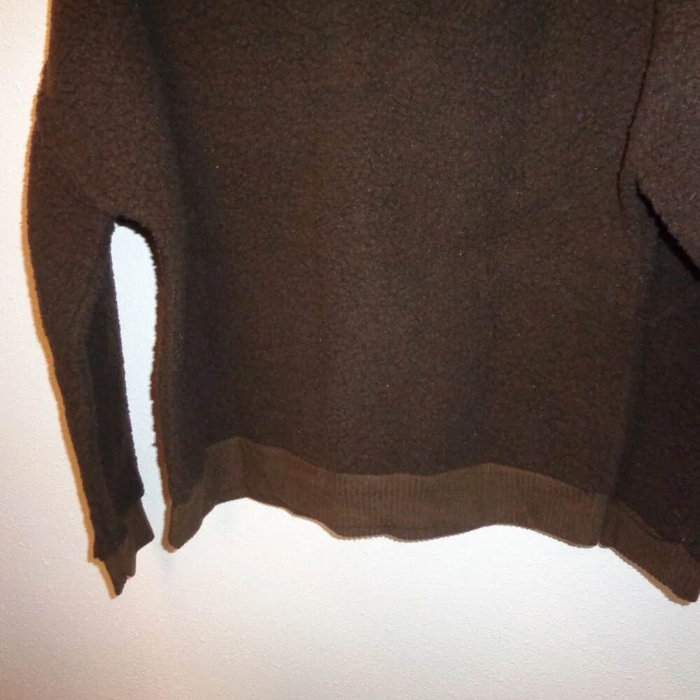 a.n.a. Women's Faux Fur Brown Long Sleeve Polyester Sweater Size Medium NWT